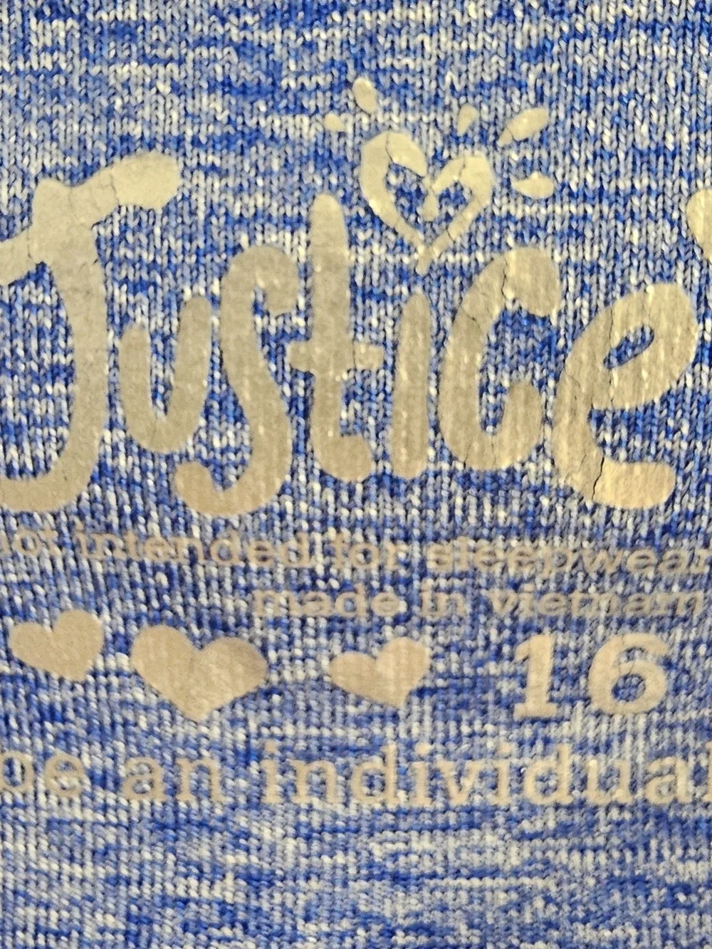 Justice Blue Leggings